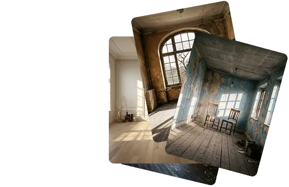 Upload any room photo