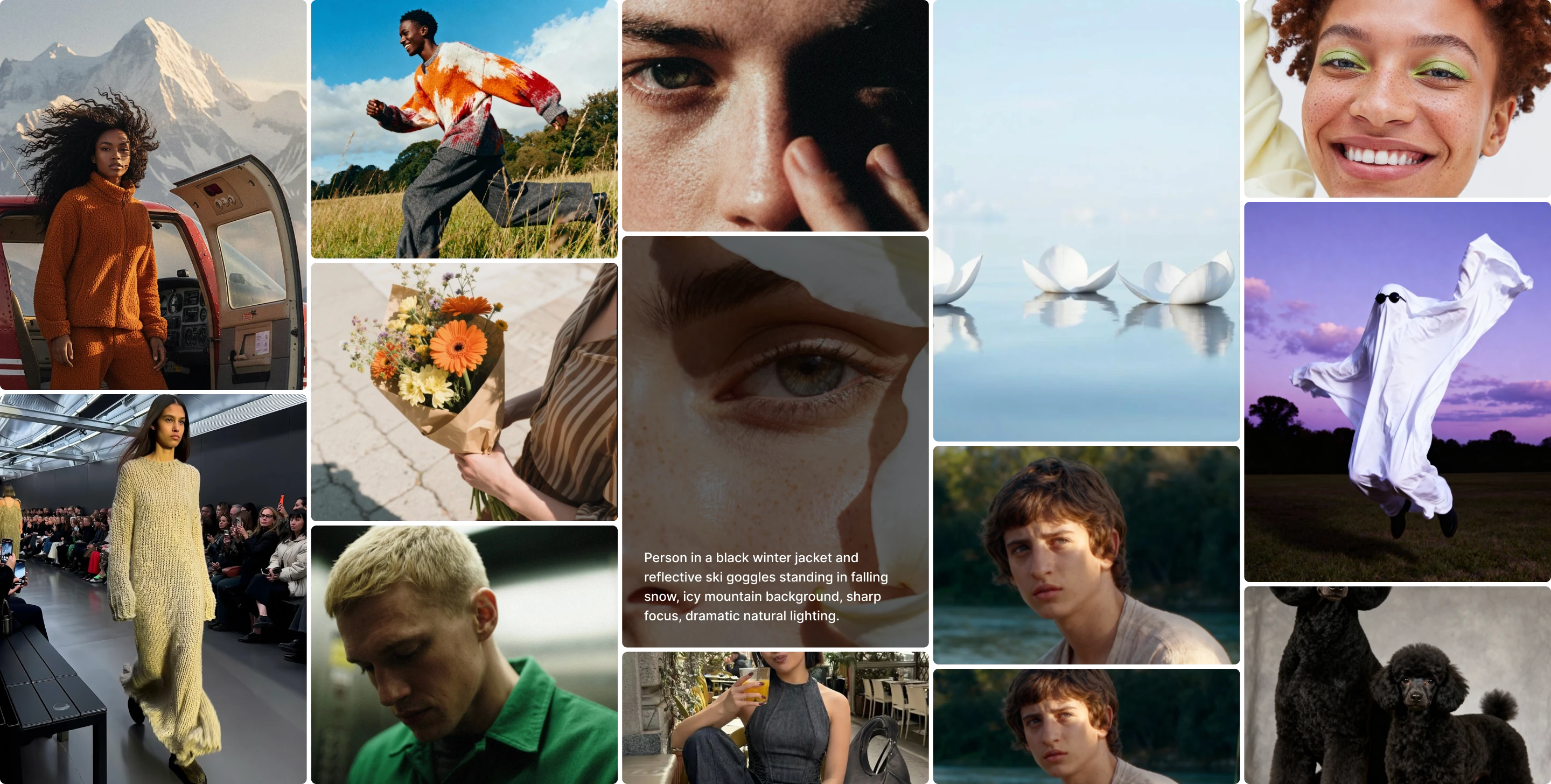 Gallery of AI generated images